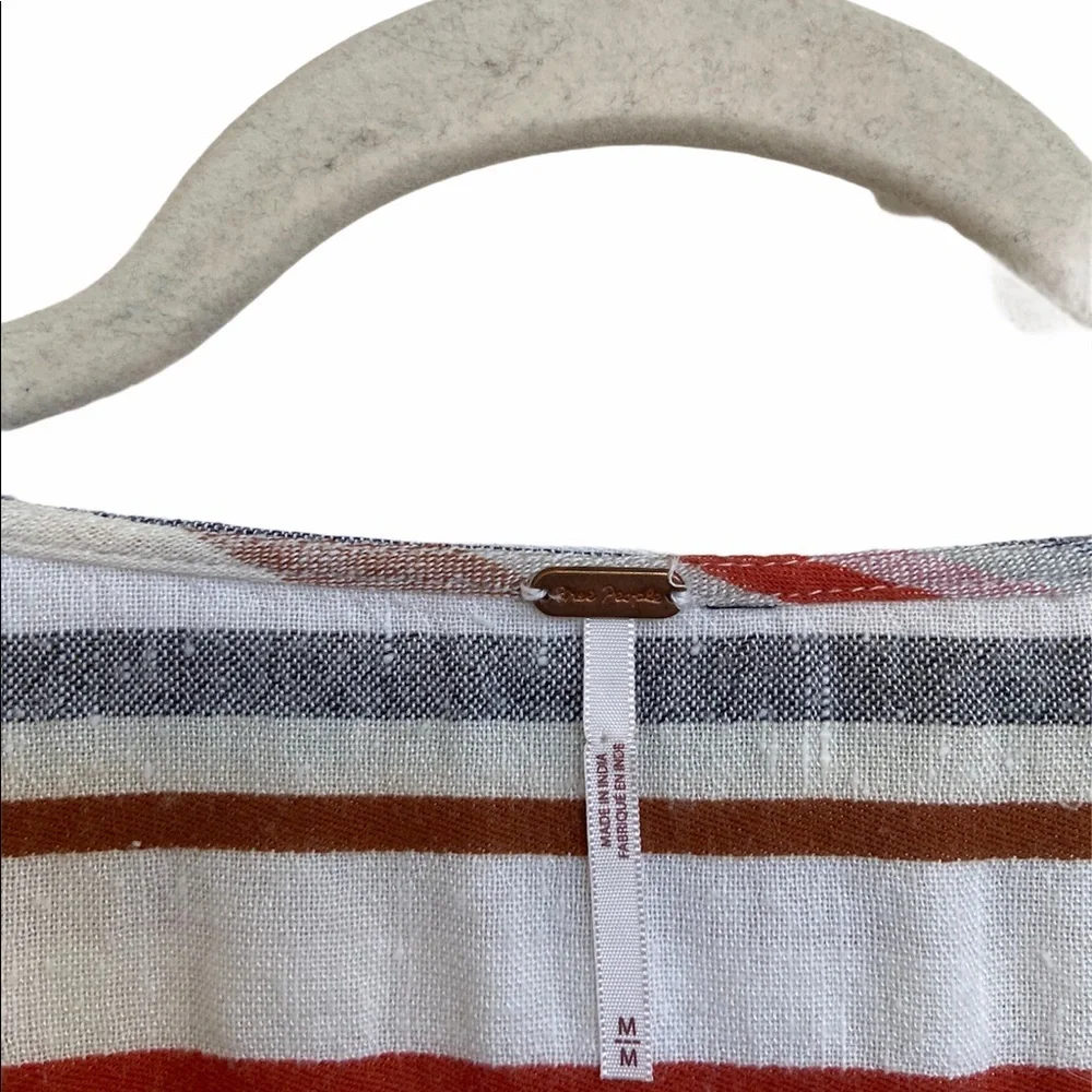 Free People Wrap It Up Multi Strips Dress